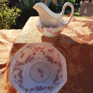 Vintage Creamer and saucer set